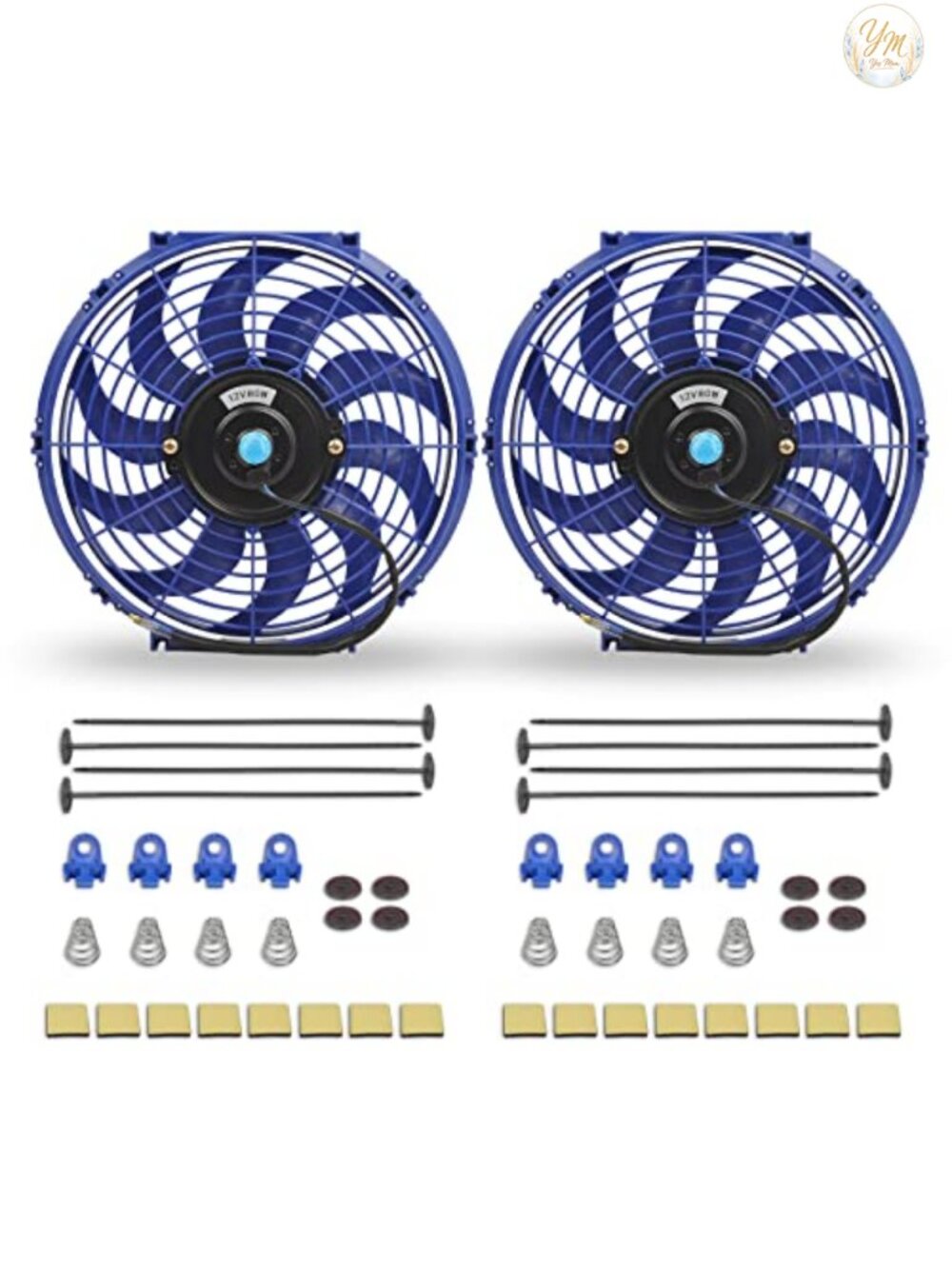 12 Inch Universal Slim Electric Radiator Cooling Fan 12V 80W Push Pull Mount